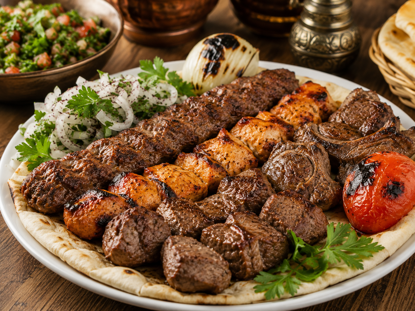 صورة طبق مشاوي
